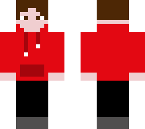 boy with red hoddie