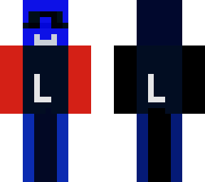 l-skin gamer with glasses