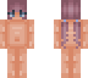 pink hair girl template
