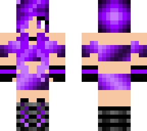 purple demon girl