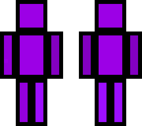 purple with black outline