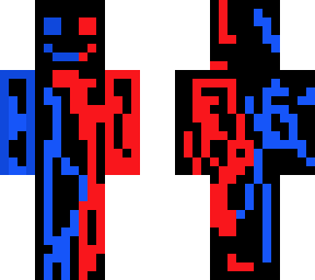 red or blue