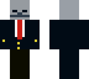 skeleton in a suit