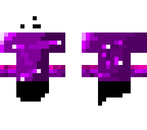 a guy with a purple outfit