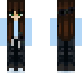 aneleh_ with blue shirt and black jeans