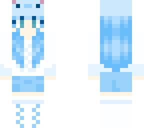 blue girl