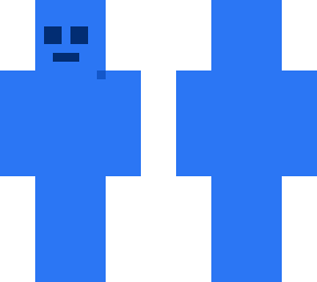 blue man
