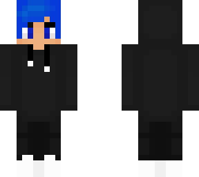 crystal blue dyed hair hood