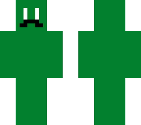 mustache green man