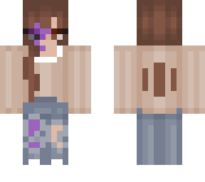 odd river oc in a beige sweater