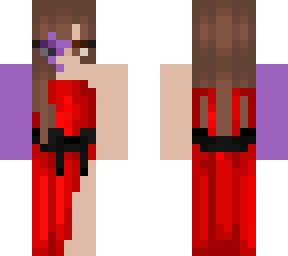 odd river oc red carpet dress