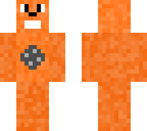 oliver the orange wolf (fnaf fan skin oc)
