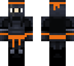orange ninja skin