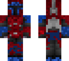 red/blue mando