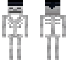 skeleton with durag on