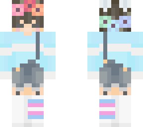 trans pride bunny boy
