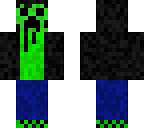 creeper in a hoodie