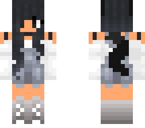 cute black hair wolf girl
