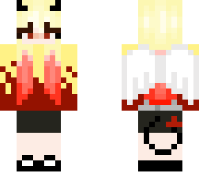 half devil half angel (my first skin and i know very stupid.