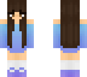 light blue to purple