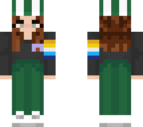 philza aro ace aroace girl brown hair