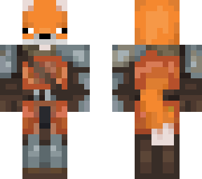 red armor midevil fox