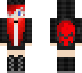 red scene/emo girl edit