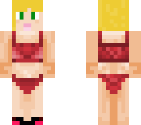 swimsuit red