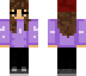 wilbur but purple and a girl