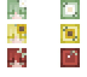 *+pfps // apple, sunflower, daisy+*