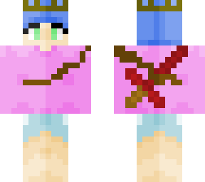ce: random person with a crown and ruby sword