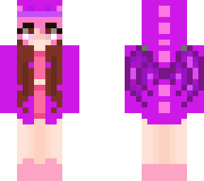 cute purple dragon girl