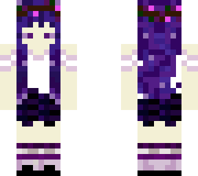 flower girl ender dragen blue purpel