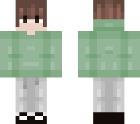 green hoodie