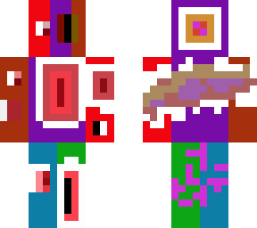 i doo not no we i wes doin i mad this skin wel i felt lik i wes bing wocht