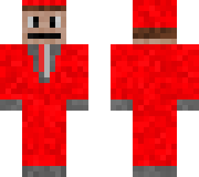 man in red suit