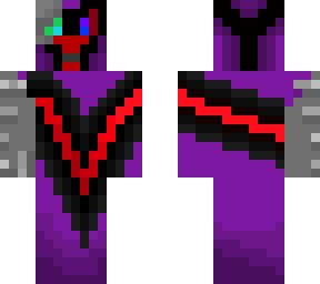 purple robot (cyborg)