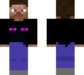 steve with enderman jacket