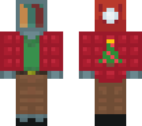 xmas version of tv vintage skin