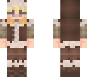 blond girl in snowchester uniform