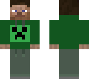 creeper hoodie steve2