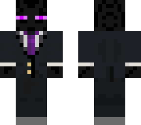 enderman con traje y corbata