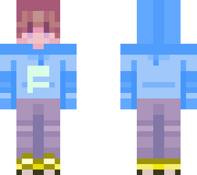 finch- blue hoodie