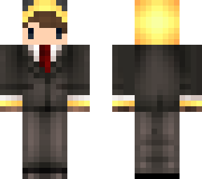 pikachu chibbi in a suit