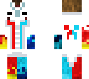 artic fire and ice herobrine skin