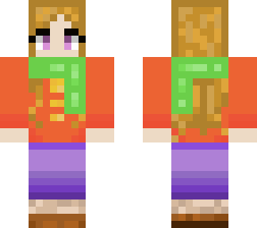 blonde winter girl