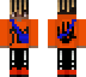 juice wrld orange revenge hoodie