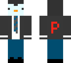 penguin in a suit