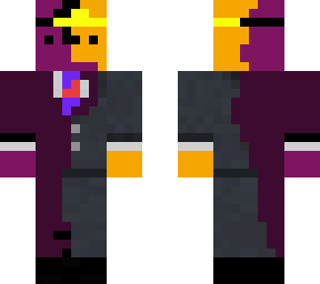 Purple AJ combined with original AJ | Minecraft Skin