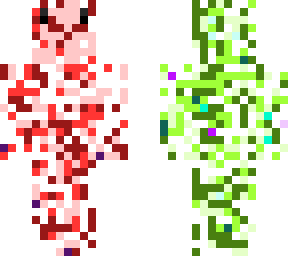 random colour skin